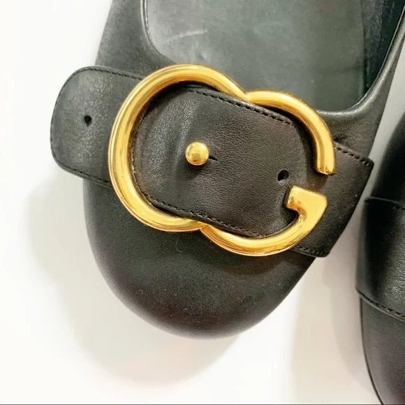 Gucci Sachalin Logo Low-heeled Round Toe Pump - Picture 5 of 13